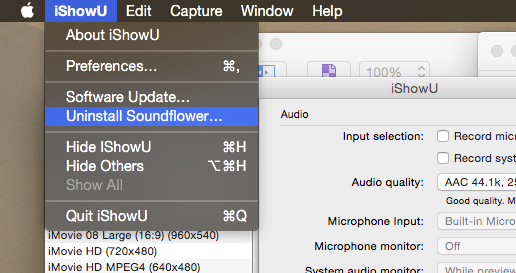delete soundflower mac